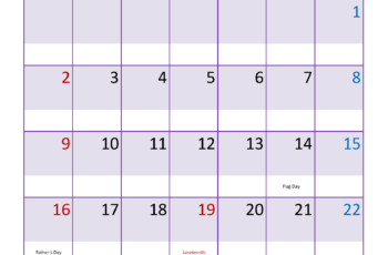 Blank Printable June 2024 Calendar